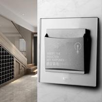 Cocard 86 black glass hotel ID low frequency induction card 40A card power panel hotel power switch