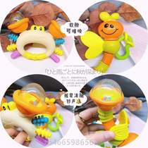 Hand baby {bite soft rubber ball toy rattle trainer can sense bath baby gnawing and grinding teeth tactile newborn