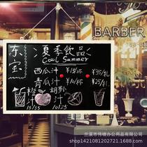 Advertising board erasable small blackboard store hanging magnetic small whiteboard childrens home teaching practice chalk writing