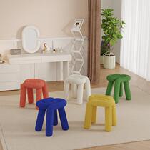 Special-shaped makeup simple stool modern about internet celebrity dressing table stool home bedroom designer light luxury high-end dressing stool