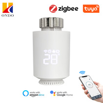 Tuya zigbee smart radiator valve smart thermostat valve mobile APP controlled smart thermostat