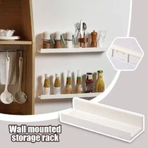 Wall Mounted Storage Rack Non Punching Self Adhesive