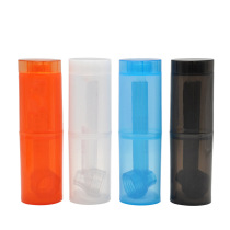 124mm Plastic Pipe Portable Cylindrical Plastic Pipe Canned