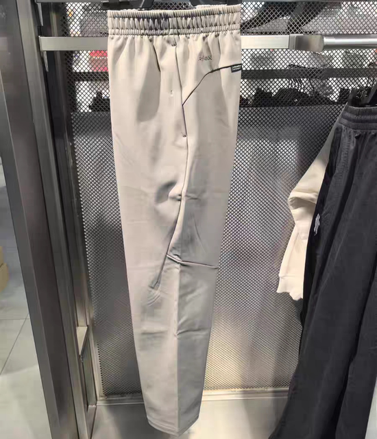 ANTA Shule type sports pants water-repellent woven men's winter plus velvet commuter straight sports pants 152547510N