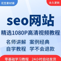 seo website optimization video tutorial teaching training course online self-study from zero basic to mastery tutorial