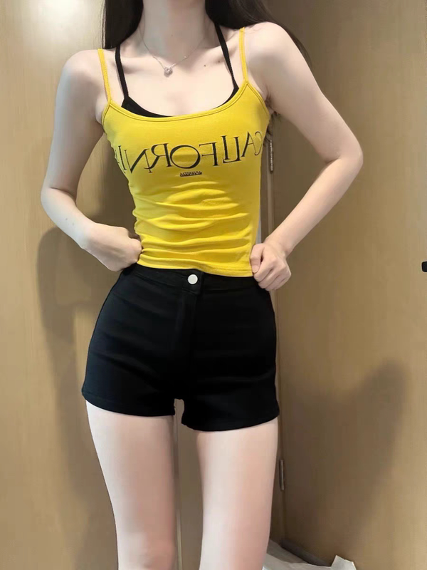 Yy Still Sexy Denim Shorts Women's Summer Thin Pear-Shaped Figure High Waist Slimming Look Hip Flower Bud Pants Hot Pants