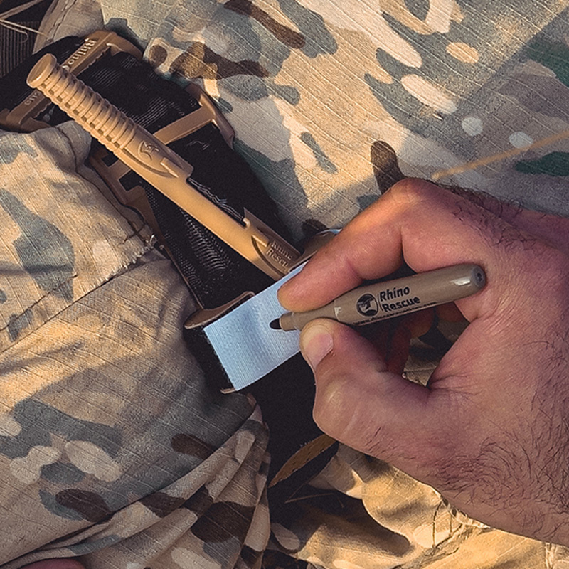 Rhino Rescue Outdoor Mini Waterproof Marker Pen Oil-Based Tactical Edc with Hook Portable Rhino Rescue Outdoor Mini Waterproof Marker Pen Oil-Based Tactical Edc with Hook Portable