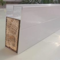 Ceramic tile cabinet aluminum alloy profile accessories extra thick mountain trough mountain trough brick clip stove column column slot mountain trough