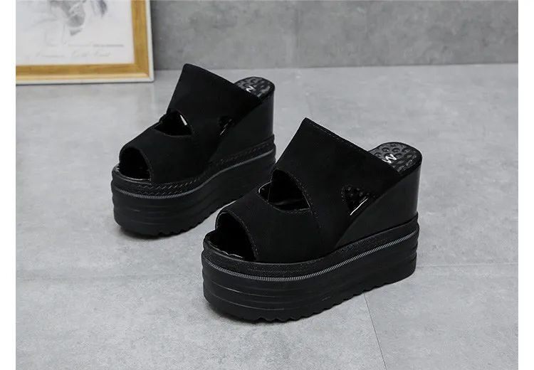 Сандалии high wedge slippers for women summer beach shoes women high OTHER