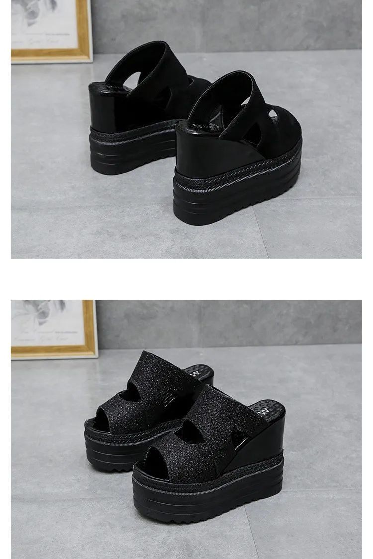 Сандалии high wedge slippers for women summer beach shoes women high OTHER