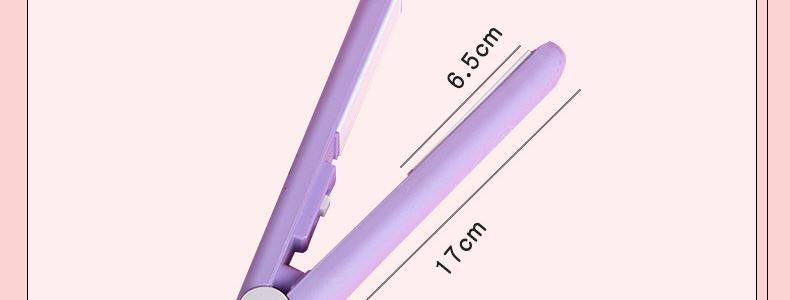 Средство для объема 小型电夹板直发卷发两用刘海学生拉直板夹迷你便携式熨板烫卷发棒