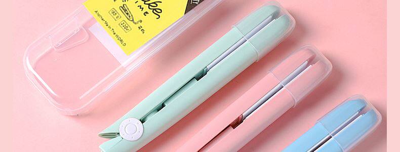 Средство для объема 小型电夹板直发卷发两用刘海学生拉直板夹迷你便携式熨板烫卷发棒