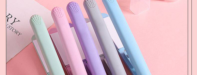 Средство для объема 小型电夹板直发卷发两用刘海学生拉直板夹迷你便携式熨板烫卷发棒