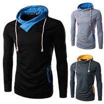 2024 New Men#39 s Slim Fit Hooded Sweatshirt Foreign Trade