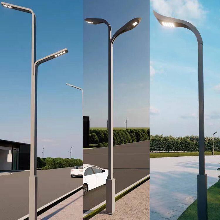 New Solar Street Light with Dual Arms, Chinese-Style Outdoor Waterproof High-Pole Landscape Light for Parks, Squares, and Community Projects New Solar Street Light with Dual Arms, Chinese-Style Outdoor Waterproof High-Pole Landscape Light for Parks, Squares, and Community Projects