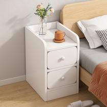 Bedside cabinet small small modern easy-to-use shelf rental room ultra-narrow clamp cabinet bedroom locker