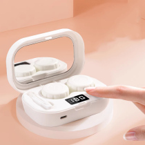 Japanese contact lens cleaner electric contact lens box corneal shaping automatic cleaning and rinse machine restoration instrument