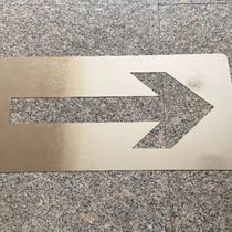 Parking space indicator arrow hollow workshop sign factory warehouse underground garage ground direction guide