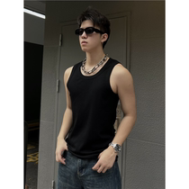 Coarse threaded vest spring summer sports and leisure autumn inner wear versatile vest for men and women I-shaped American bottoming for couples