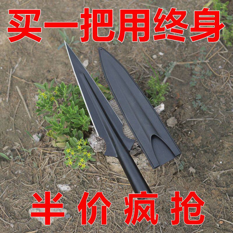锰钢材质淬火打造矛头户外猪矛拼接祖鲁锹红缨头枪头矛枪防身野外探险神器!-工兵铲-淘宝好物网