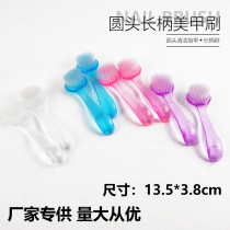 Nail Art Handle Round Head Dust Brush Nail Art Dust Remover