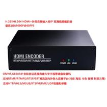 H 265 H 264 High Definition HDMI Video Encoder HDMI to IP Network Live Broadcast RTMP Authentication Push Streaming NVR