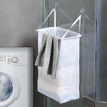 Wallmounted Mesh Laundry Basket Punchfree Bathroom