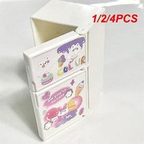 1 2 4PCS Mini Trolley Case Small Refrigerator Jewelry