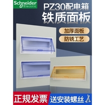Schneider PZ30 distribution box cover 10 12 15 18 circuit iron panel surface mounted cover household panel