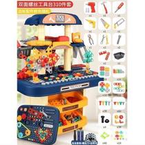 3 disassembly boy screwing tool box baby assembly toys beneficial children hands-on assembly of intelligent electric drill screws