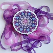 Dunhuang Feitian tambourine Xinjiang Uyghur tambourine upper tambourine exotic streamer drum props Tang drum dance instrument