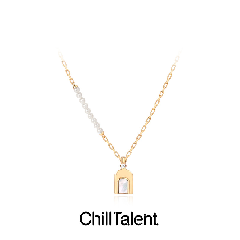 【Multiple Celebrities Wear It】Chilltalent Yunqi Same Style Southern French Arch Necklace, Unique and High-End Gift