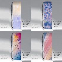 Cartoon new style high-looking drawstring cute series printed graffiti one-shoulder portable badminton racket sports racket bag