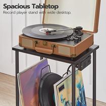 American-style vinyl record player storage carbon steel old-fashioned living room multi-layer storage rack wooden CTM136 D storage rack