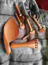 High-end violin accessories 4 4 High-end violin accessories Date wood violin accessories Red date wood