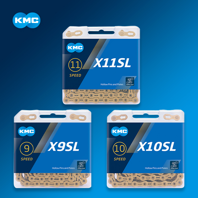 Kmc Guimeng Competition-Grade Lightweight Fully Hollow 9/10/11-Speed Universal Road Mountain Folding Bike Bicycle Chain