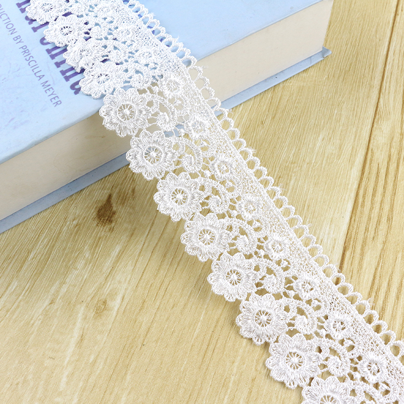Water-Soluble Embroidery, Draped Thickened Lace Trim, Skirt Hem DIY Accessory Materials, Sewing Fabric Lace Trim Accessories