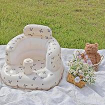Baby inflatable sofa seat childrens artifact inflatable cushion dining chair baby cushion baby learning chair