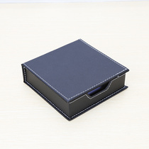 Modern simple note box note paper leather small storage box creative personalized desktop mini convenience sticker box