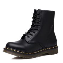 Spring autumn Mens womens soft leather boots high British