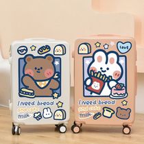 Luggage stickers Japanese and Korean ins style trolley suitcase stickers cartoon cute bear laptop outfit