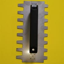 Complete collection of masonry tools toothed trowel large extended serrated trowel plastering knife tile plastering device