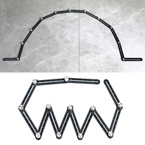 #Twelve folding feet aluminum alloy tile opening angle locator tool mason laying floor tiles wall large