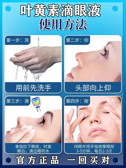 Special Eye Drops for Presbyopia and Blurred Vision, Dry Eyes, Fatigue, and Poor Vision, Lutein Solution for Treatment