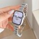 Suitable for Apple Watch Strap S10 New Irregular iWatch S9 Diamond-Encrusted Metal Series10 Summer Applewatch Smart Sports Wristband S876 Men's and Women's Creative Light Luxury