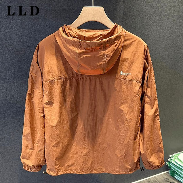 High-End Hooded Sports Jacket for Men, Spring and Autumn 2026 New Style, Solid Color, Loose Fit, Outdoor Sports Coat, Men's Top High-End Hooded Sports Jacket for Men, Spring and Autumn 2026 New Style, Solid Color, Loose Fit, Outdoor Sports Coat, Men's Top