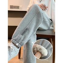 High Waist Sweat pants Women Autumn and Winter 2024 New