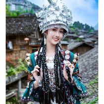 Phoenix Guizhou Yunnan Miao new clothing ethnic minority clothing travel shooting hot style clothing skirt suit