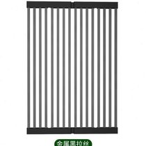 Kitchen sink dishwashing basin drain basket drain rack dish storage folding drain curtain 304 stainless steel drain curtain