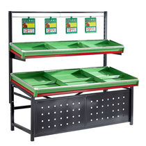 Fruit and vegetable store shelves multi-layer display shelves fruit shelves commercial convenience store vegetable shelves multi-functional manufacturer